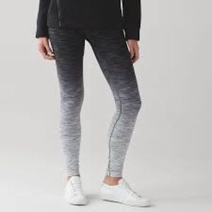 Lululemon SoulCycle Ombré Wunder Under Tights, Size 4